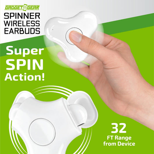 Gadget Gear Spinner Wireless Earbuds